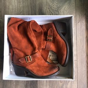 Jeffery Campbell Suede slouchy boots 9